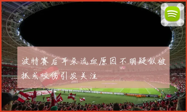 波特赛后耳朵流血原因不明疑似被抓或咬伤引发关注